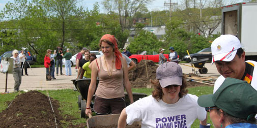Bradshaw-Knight Foundation supports urban agriculture.