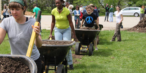 Bradshaw-Knight Foundation supports urban agriculture.